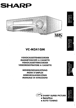 Sharp VC-M241GM Manuel du propriétaire