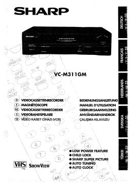 Sharp VC-M311GM Manuel du propriétaire