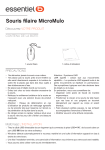 ESSENTIELB MICROMULO RETRACTABLE Manuel du propri&eacute;taire