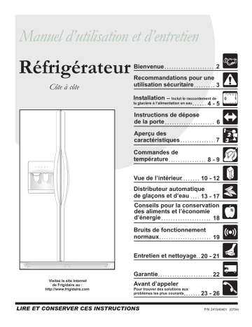 Aeg-Electrolux GHSC39EEPB Manuel du propriétaire | Fixfr