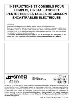 Smeg S232XC Manuel du propriétaire