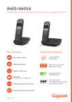 Gigaset A605/A605A : Chat IA &amp; T&eacute;l&eacute;chargement PDF