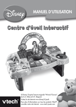 VTech WINNIE CENTRE D EVEIL INTERACTIF Manuel du propriétaire