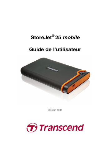 Transcend STOREJET 25M Manuel du propriétaire | Fixfr