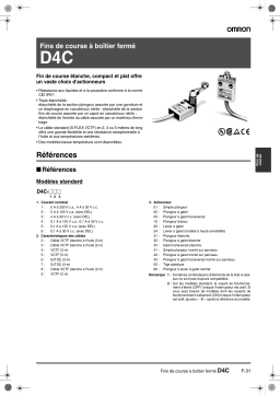 Omron D4C Manuel du propriétaire