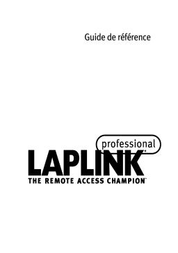LapLink LAPLINK PROFESSIONAL Manuel du propriétaire