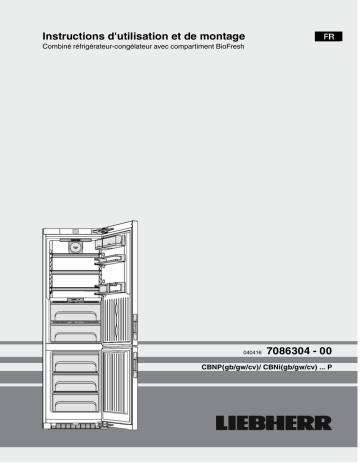 CUef 2811 | CBNPGB 4855 | Liebherr K 4330 Manuel du propriétaire | Fixfr