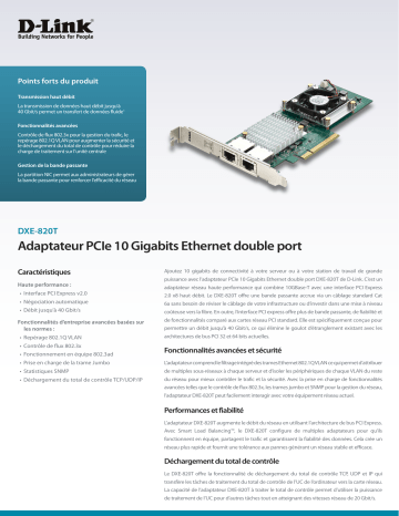 DXE-820T | D-Link DUB-E130 Manuel du propriétaire | Fixfr