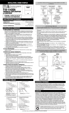 Aeg-Electrolux LUX T10-1143SA Manuel du propriétaire | Fixfr