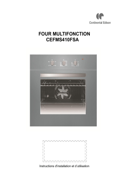 CONTINENTAL EDISON CEFMS410FSA Manuel du propriétaire