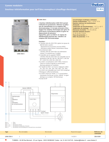 THEBEN LOUX 356 TI Manuel du propriétaire | Fixfr