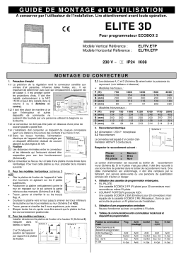 AIRELEC ESTHETIC TEI Manuel du propriétaire