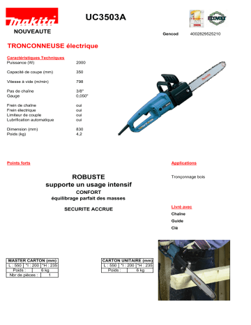 Dolmar UC3503A Manuel du propriétaire | Fixfr