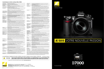 Nikon D7000 Manuel du propriétaire | Fixfr