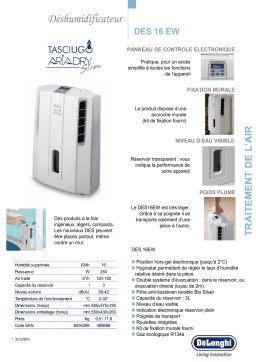 DeLonghi DES 16 EW Manuel du propriétaire