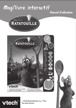 VTech MAGILIVRE INTERACTIF RATATOUILLE Manuel du propriétaire