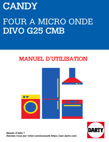 CMXW22DW | MIC440VNTX | DIVOG25CMB + | Candy CMBW 02 S Manuel du propriétaire | Fixfr