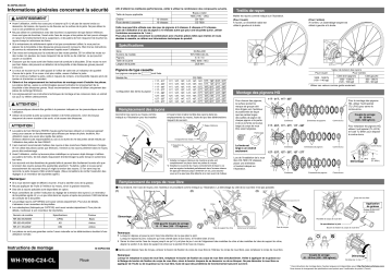 Shimano WH-7900-C24-CL Manuel du propriétaire | Fixfr