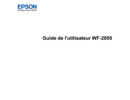 Epson WORKFORCE WF-2850 DWF Manuel du propriétaire