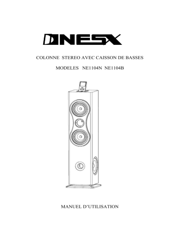 NESX NE-1104 Manuel du propriétaire | Fixfr