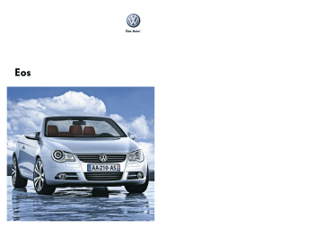 Volkswagen EOS Manuel du propriétaire | Fixfr