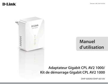 AV2 1000 HD | D-Link DHP-P306AV Manuel du propriétaire | Fixfr