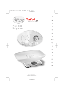 Tefal PESE BEBE Manuel du propriétaire