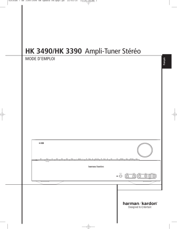 HK 3390 | Harman Kardon HK 3490 Manuel du propriétaire | Fixfr