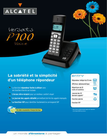 ATLINKS VERSATIS P100 VOICE Manuel du propriétaire | Fixfr