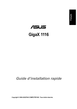 Asus GigaX 1116 4G LTE / 3G Router Manuel du propriétaire