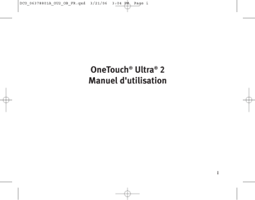 Lifescan ONETOUCH ULTRA2 Manuel du propriétaire | Fixfr