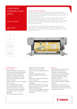 Canon VALUEJET 1638W Manuel du propriétaire