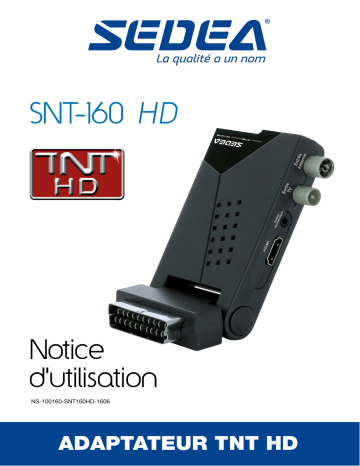 SNT160HD | SEDEA SNT850HD USB Manuel du propriétaire | Fixfr