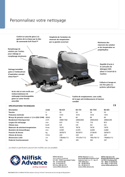 Nilfisk BA 625 Manuel du propriétaire