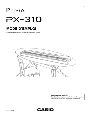 Casio PX-310 Manuel du propriétaire | Fixfr