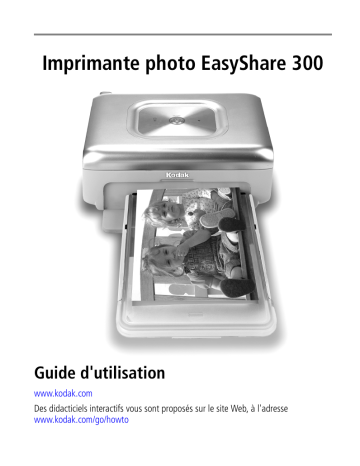 Kodak Photo Printer 300 Manuel du propriétaire | Fixfr