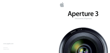Apple APERTURE 3 Manuel du propriétaire | Fixfr