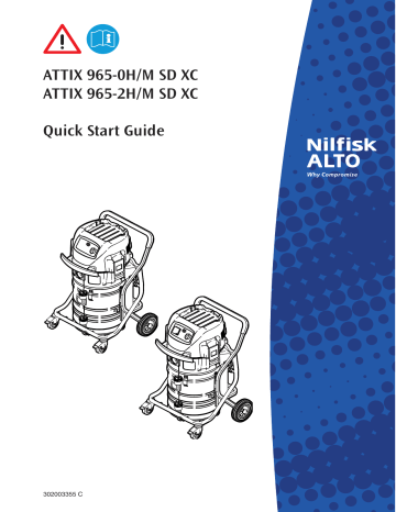 ATTIX 965-2H-M SD XC | Nilfisk ATTIX 965-0H/M SD XC Manuel du propriétaire | Fixfr