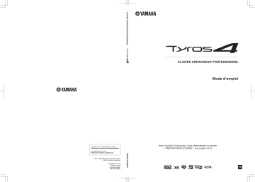Yamaha TYROS 4 Manuel du propriétaire | Fixfr