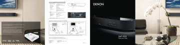 Denon DHT-FS3 Manuel du propriétaire | Fixfr