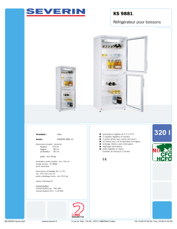 SEVERIN KS 9881 Manuel du propriétaire | Fixfr
