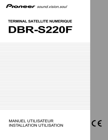 Pioneer DBR-S220F Manuel du propriétaire | Fixfr