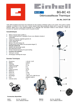 EINHELL BG-BC 43 Manuel du propriétaire