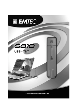 Emtec TUNER TNT S810 Manuel du propriétaire