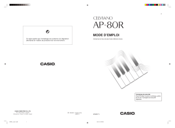 Celviano AP-80R | Casio AP-80R Manuel du propriétaire | Fixfr