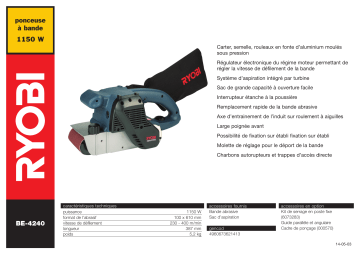 Ryobi BE-4240 Manuel du propriétaire | Fixfr