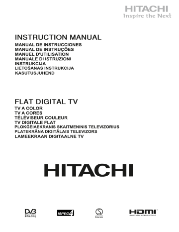Hitachi 43HK4W0449HK4W04 Manuel du propriétaire | Fixfr