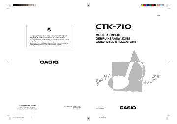 Casio CTK-710 Manuel du propriétaire | Fixfr