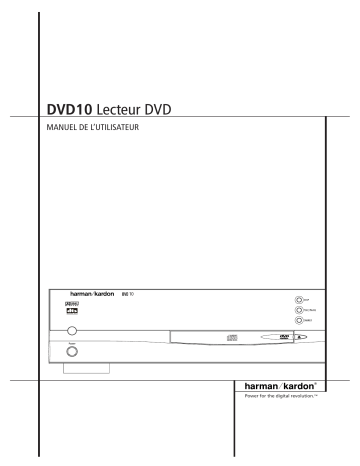 Harman Kardon DVD 10 Manuel du propriétaire | Fixfr