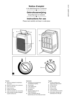 CALOR CHAUFFAGE MICROCERAM 6297 Manuel du propriétaire